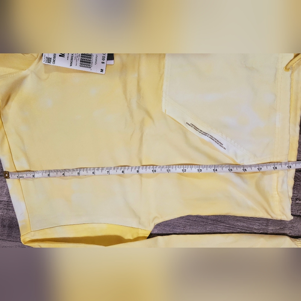 Adidas Cropped Windbreaker - Yellow Tie-Dye - Medium‎ - Picture 9 of 10